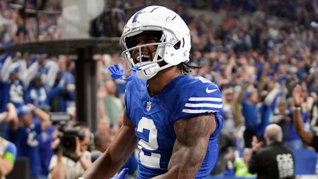 Indianapolis Colts running back D.J. Montgomery vs. Pittsburgh Steelers